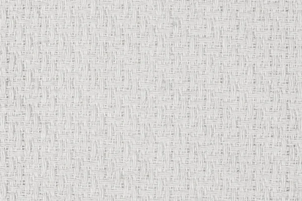 针织毛织物的白色天然质感背景 白色钩针棉织物织成帆布纹理 关门了 — 图库照片