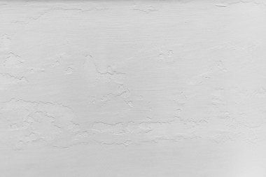 Soyulmuş alçı arkaplan desenli beyaz duvar