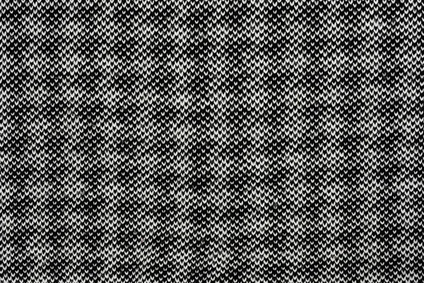 White Black Natürliche Textur Aus Gestrickter Wolle Textilen Hintergrund Weiß — Stockfoto