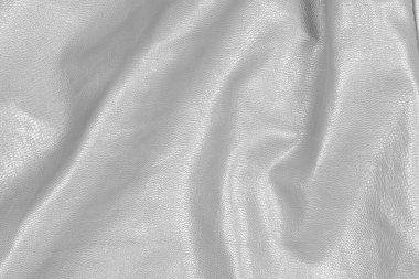Katlanmış beyaz deri kumaş dokusu. tasarımcılar için arkaplan