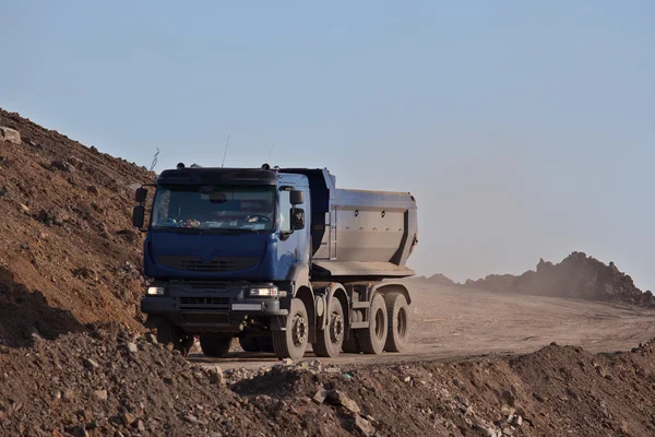 Truck at terrain — Stock Photo, Image