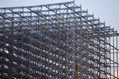 Detail of steel construction clipart