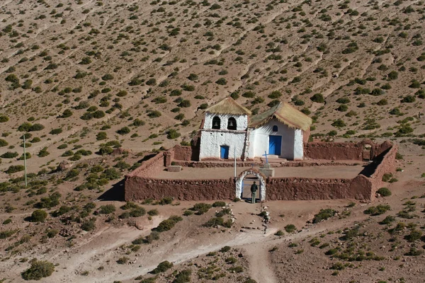 Altiplano church at Machuca — Stock Photo, Image