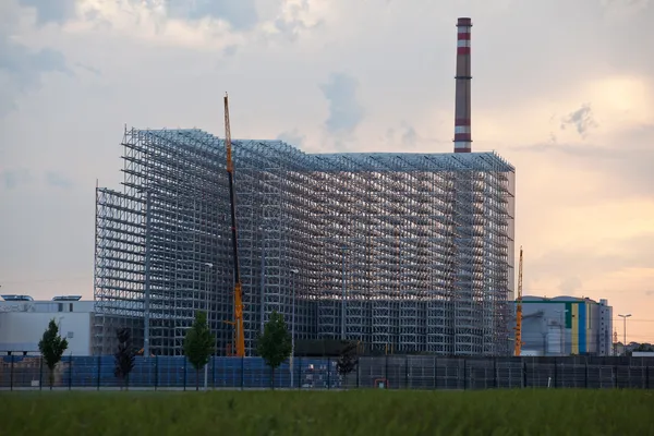 Gran almacén de construcción de acero Imagen De Stock