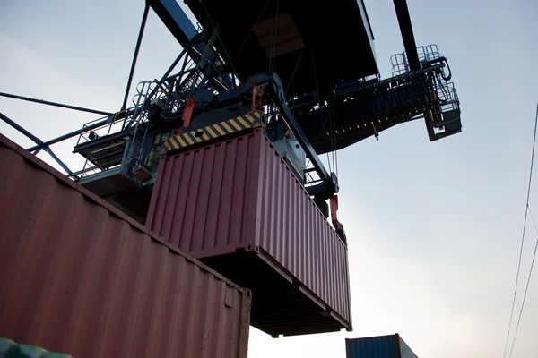 Pemuatan kontainer — Stok Foto