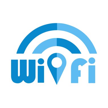 Ücretsiz Wi-Fi vektör logosu, servis