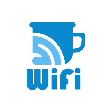 Ücretsiz Wi-Fi vektör logosu, servis