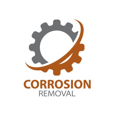 Pas temizleme ve tedavi için vektör logosu