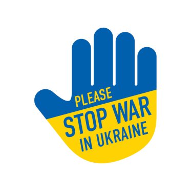 Ukrayna, Donetsk 'teki savaşa karşı vektör kümesi