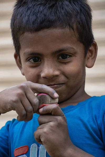 Action Child Hands Latim Traditional Art Bangladesh Photo Taken March — Stockfoto