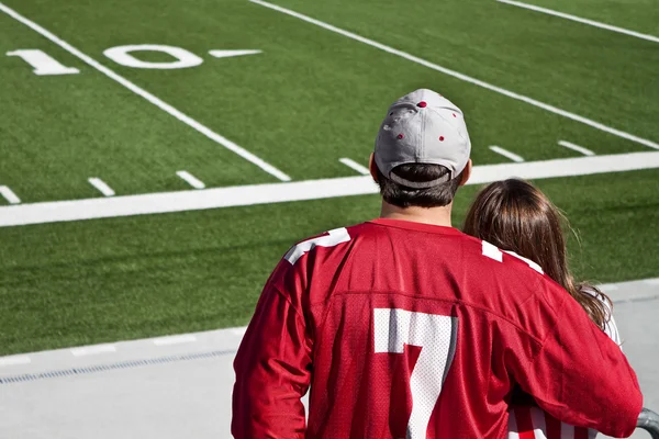 Aficionados al fútbol americano Fotos De Stock Sin Royalties Gratis