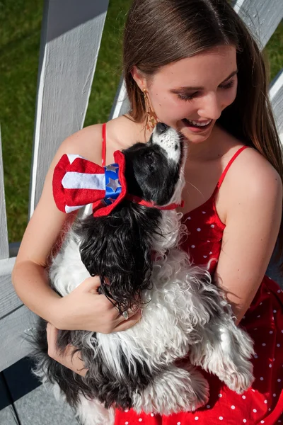 Hundeküsse — Stockfoto