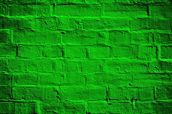 Abstract Donker Smaragd Groen Zwart Kleur Baksteen Muur Textuur Voor Rechtenvrije Stockafbeeldingen