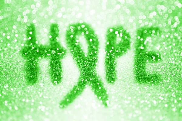 Abstract Green Hope Background Awareness Celiac Disease Lyme Disease Muscular — Stock Photo, Image