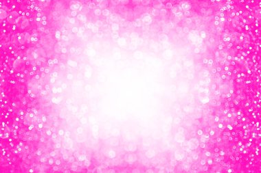 Pembe fantezi pembe fuşya renginde pırıl pırıl pırıl pırıl parlayan konfeti arka planda eğlenmek için doğum günü partisi gençlerin daveti, küçük kız prenses kız modeli ya da bekârlığa veda partisindeki ışıltılı kızlar gecesi pırıl pırıl pırıl pırıl pırıl mücevherler.