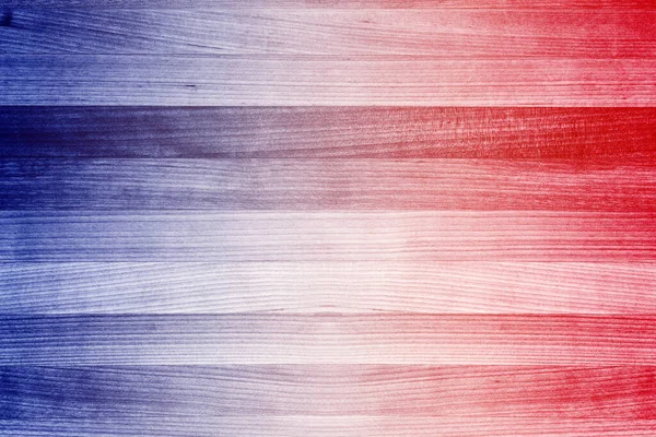 Abstract Patriotic Red White Blue Wood Background July 4Th Texture — Stock fotografie