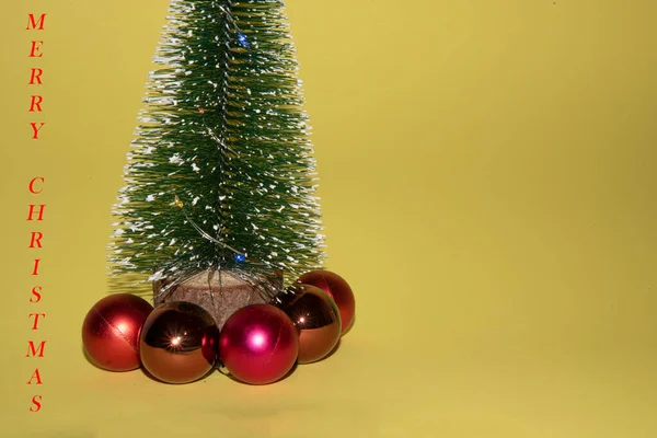 Concepto Navidad Año Nuevo Decoraciones Celebrativas —  Fotos de Stock