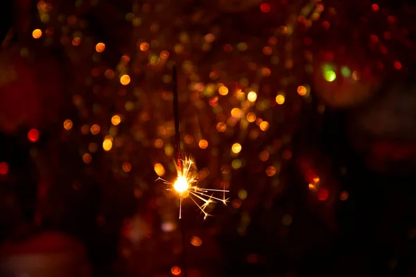 Natale Scintillante Sfondo Festivo — Foto Stock