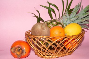 Taze meyveli parlak arkaplan, doğal duvar kâğıdı