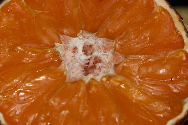 Fresh Ripe Orange Fruit Close View — Stock Photo, Image