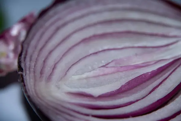 Cutted Onion Close View — Stock Photo, Image