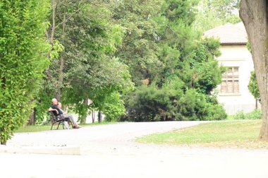 Sırbistan 'daki dağların güzel manzarası