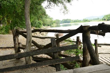 amazing view of the river and green trees at daytime
