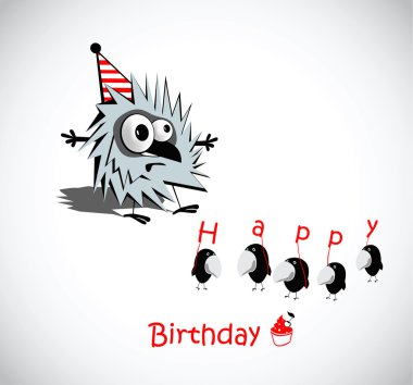 Happy birthday kartlar kuşlar