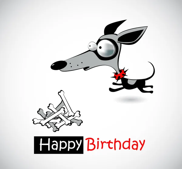 Happy Birthday Hunde — Stockvektor