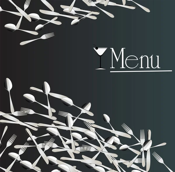 Menü Restoranı — Stok Vektör