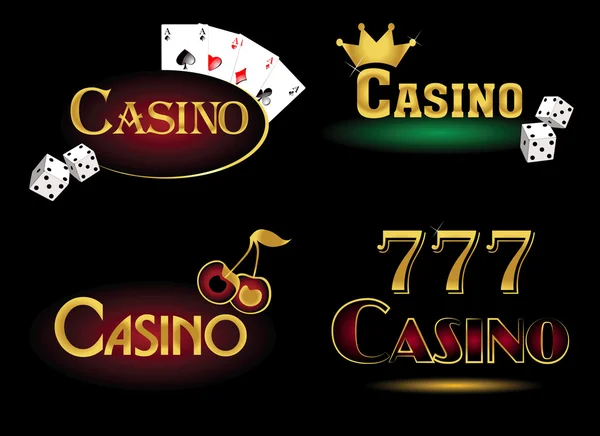 Casino van pictogrammen — Stockvector