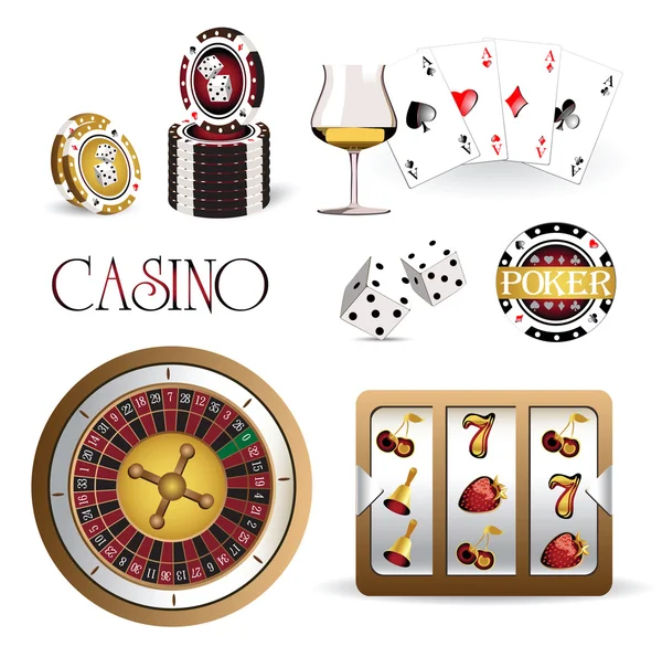 Icon casino — Stock Vector