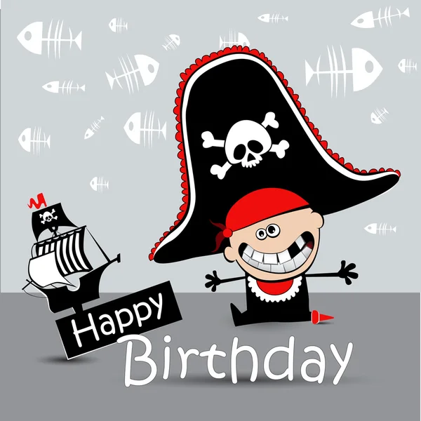 mutlu doğum günü kartı korsan