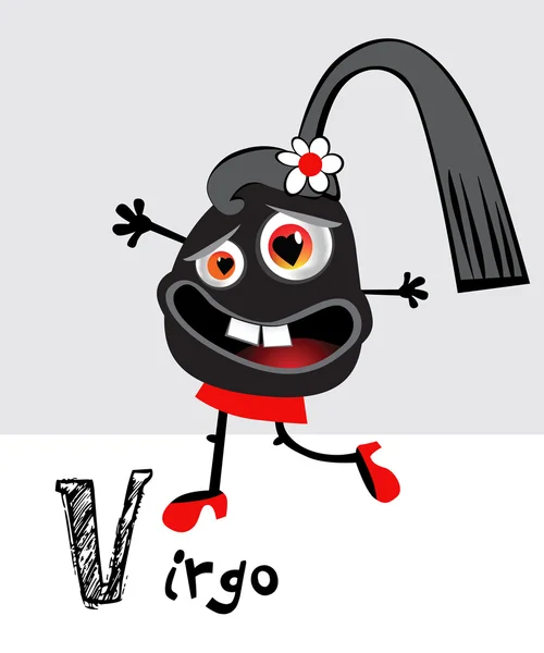 Zodíaco de Virgo — Vector de stock