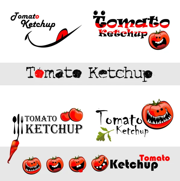 Rajčatový kečup — Stockový vektor