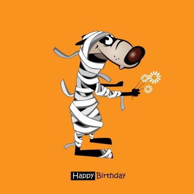 iyi ki doğdun gülümseme kurt hediye kartı