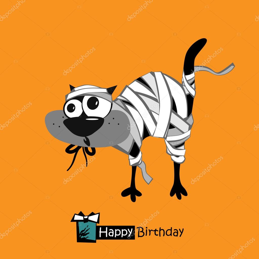 Happy Birthday smile cat card Stock Vector Image by ©novkota1 #41952055 Happy Birthday smile cat card Stock Vector Image by ©novkota1 #41952055