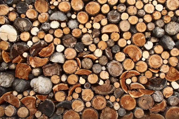 Pile of chopped fire wood — Stock Photo, Image