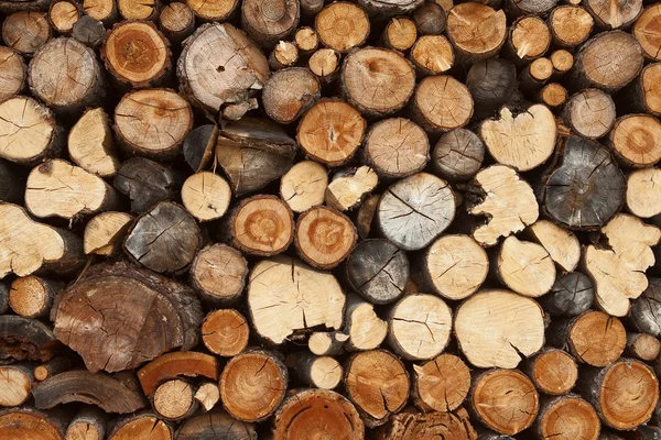 Pile of chopped fire wood Royalty Free Stock Photos