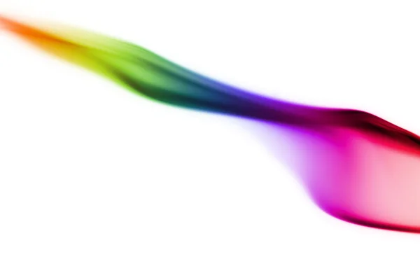 Colored smoke curves — Stock Photo, Image