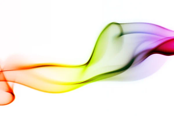 Curve di fumo colorate — Foto Stock
