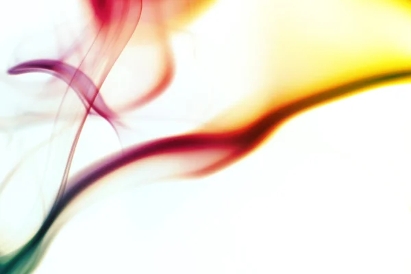 Renkli duman eğrileri — Stok fotoğraf