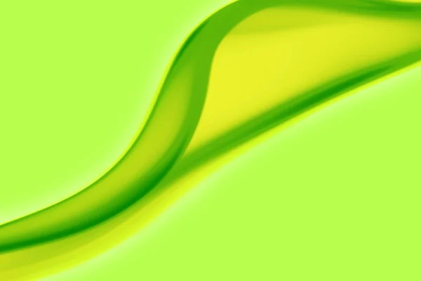 Curvas de humo abstracto verde — Foto de Stock