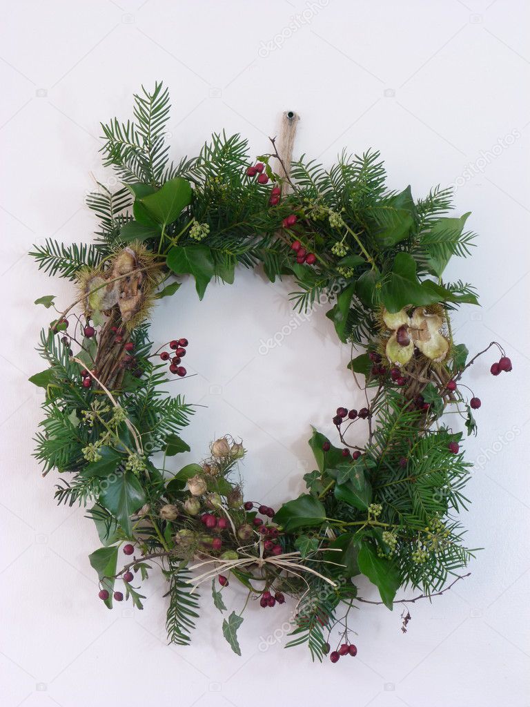 A Rustic Christmas Wreath