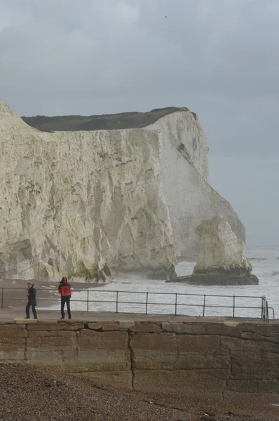 Rough Seas at Cuckmere Haven — Stock Photo, Image