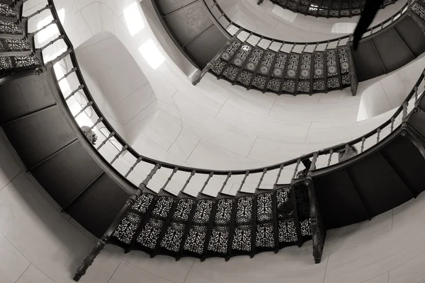 Točité schodiště v zámek granitz — Stock fotografie