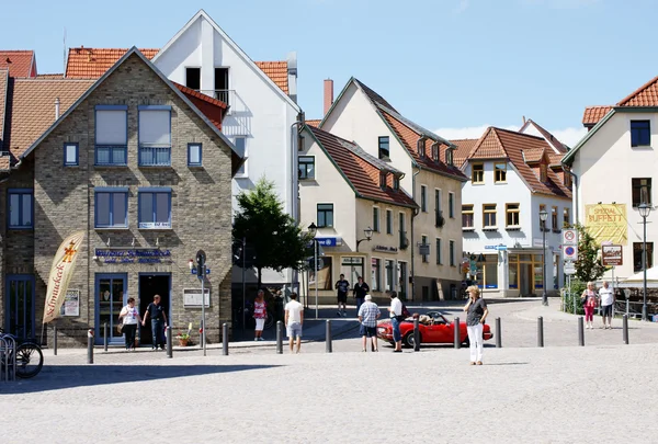 Old town Waren — Stock Photo, Image