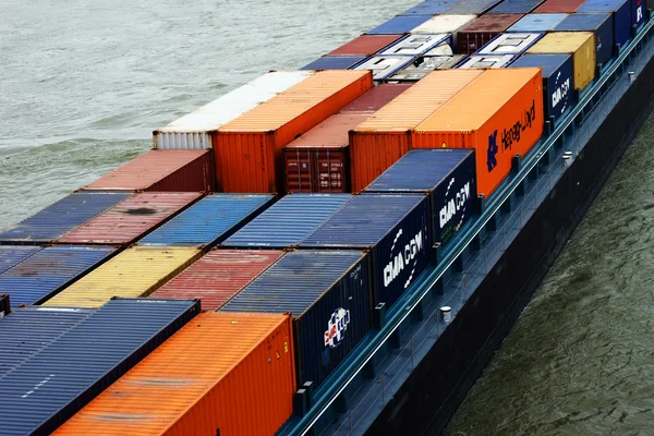 Containerschip Stockfoto
