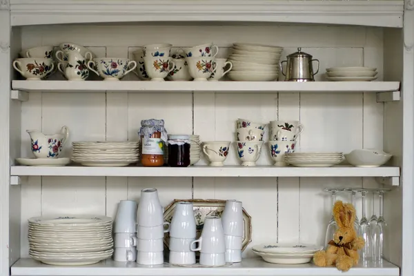 Old kitchen shelf — Stock Photo, Image