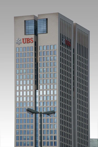 UBS mrakodrap ve Frankfurtu — Stock fotografie